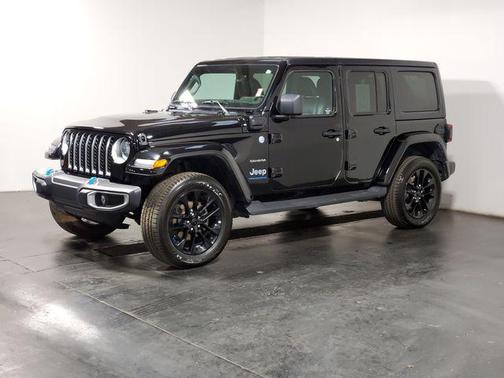 Black Clearcoat 2023 Jeep Wrangler 4xe Sahara