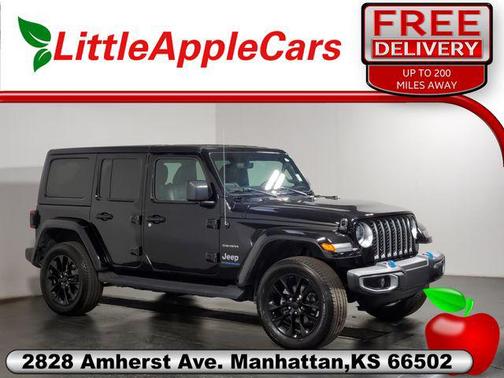 Black Clearcoat 2023 Jeep Wrangler 4xe Sahara