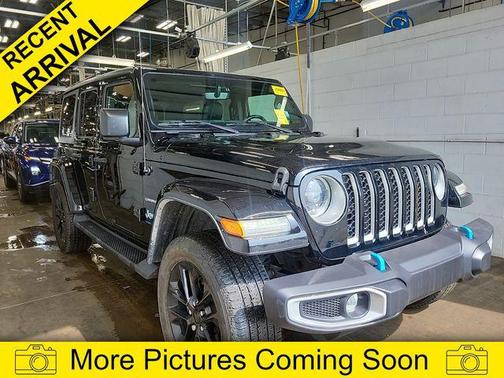 Black Clearcoat 2023 Jeep Wrangler 4xe Sahara