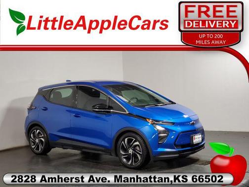 Bright Blue Metallic 2022 Chevrolet Bolt EV FWD 2LT