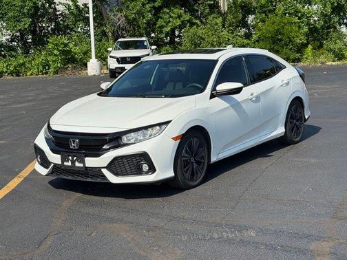 White Orchid Pearl 2018 Honda Civic EX