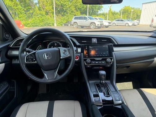White Orchid Pearl 2018 Honda Civic EX