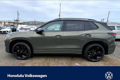 Avocado Green W/Black Roof 2026 Volkswagen Tiguan 2.0T SE R-Line Black