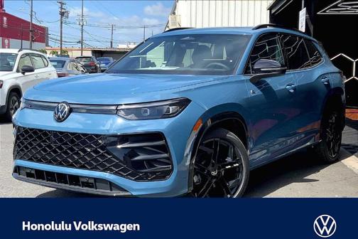 Monterey Blue Pearl 2026 Volkswagen Tiguan 2.0T SE R-Line Black