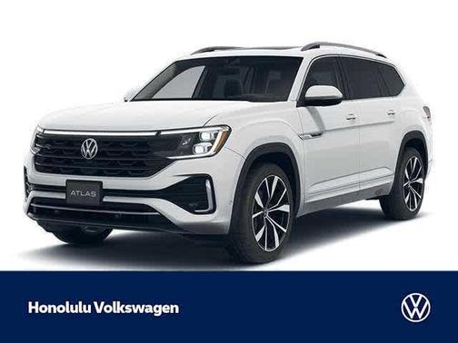 Opal White Pearl 2026 Volkswagen Atlas 2.0T SEL Premium R-Line