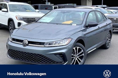 Platinum Gray Metallic 2026 Volkswagen Jetta 1.5T Sport