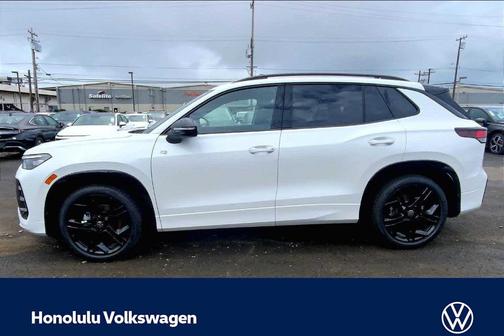 Opal White Pearl 2026 Volkswagen Tiguan 2.0T SE R-Line Black