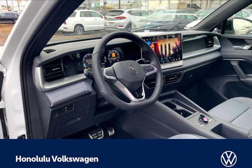 Opal White Pearl 2026 Volkswagen Tiguan 2.0T SE R-Line Black