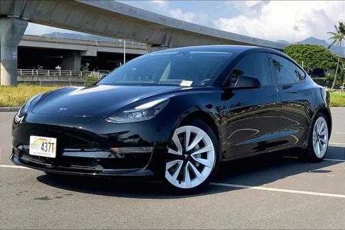 Black 2021 Tesla Model 3 Standard Range Plus
