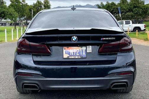 Azurite Black Metallic 2018 BMW M550 i xDrive