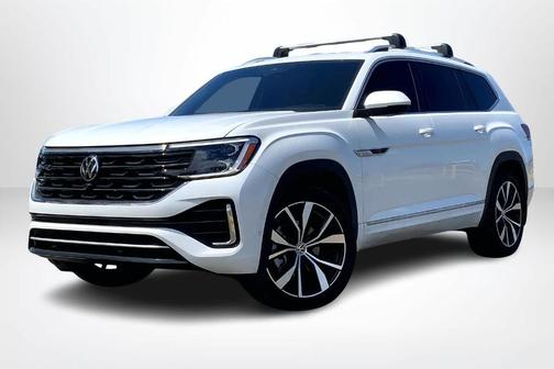 Opal White Pearl Effect 2025 Volkswagen Atlas 2.0T SEL Premium R-Line
