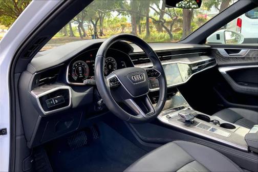 Glacier White Metallic 2024 Audi A6 55 Premium