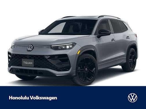Platinum Gray Metallic 2026 Volkswagen Tiguan 2.0T SE R-Line Black