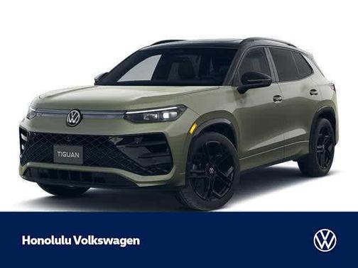 Avocado Green  W/Black Roof 2026 Volkswagen Tiguan 2.0T SE R-Line Black