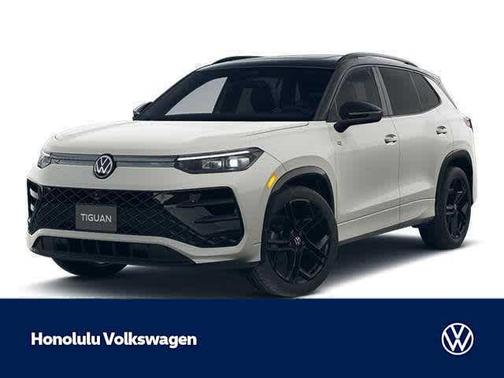 Ascot Grey With Black Roof 2026 Volkswagen Tiguan 2.0T SE R-Line Black