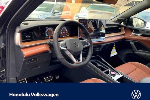Deep Black Pearl Effect 2026 Volkswagen Tiguan 2.0T SEL R-Line Turbo