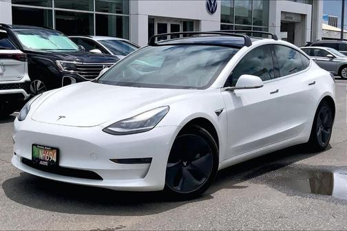 Pearl White Multi 2020 Tesla Model 3 Long Range