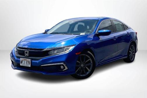 Aegean Blue Metallic 2021 Honda Civic EX