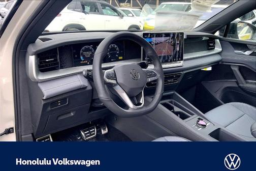 Ascot Grey With Black Roof 2026 Volkswagen Tiguan 2.0T SE R-Line Black