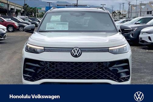 Ascot Grey With Black Roof 2026 Volkswagen Tiguan 2.0T SE R-Line Black