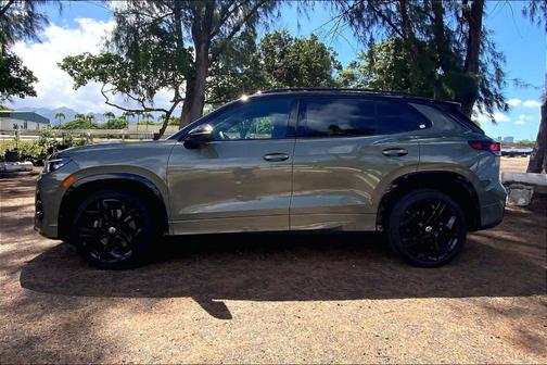 Avocado Green  W/Black Roof 2025 Volkswagen Tiguan 2.0T SE R-Line Black