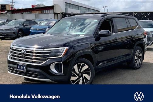 Deep Black Pearl Effect 2026 Volkswagen Atlas 2.0T SE W/TECHNOLOGY