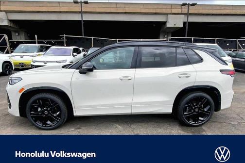 Ascot Grey With Black Roof 2026 Volkswagen Tiguan 2.0T SE R-Line Black