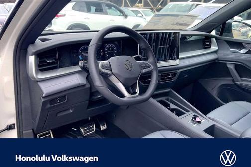 Ascot Grey With Black Roof 2026 Volkswagen Tiguan 2.0T SE R-Line Black