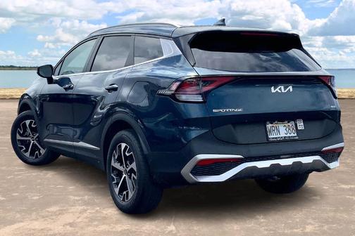 Blue 2023 Kia Sportage Hybrid EX