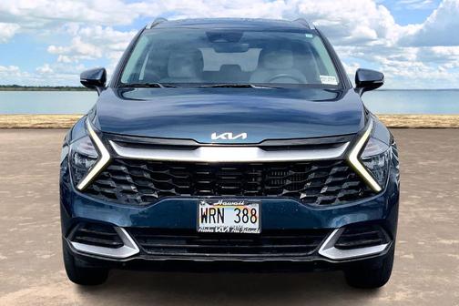 Blue 2023 Kia Sportage Hybrid EX