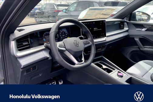 Platinum Gray Metallic 2026 Volkswagen Tiguan 2.0T SE R-Line Black