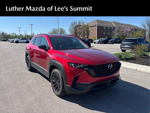 Soul Red Crystal Metallic 2025 Mazda CX-50 Hybrid Premium Package