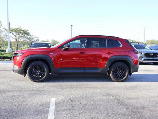 Soul Red Crystal Metallic 2025 Mazda CX-50 Hybrid Premium Package