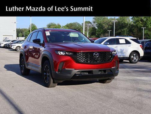 Soul Red Crystal Metallic 2025 Mazda CX-50 Hybrid Premium Package