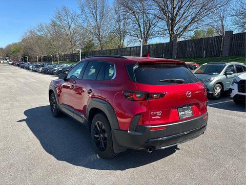 Soul Red Crystal Metallic 2025 Mazda CX-50 Hybrid Premium Package