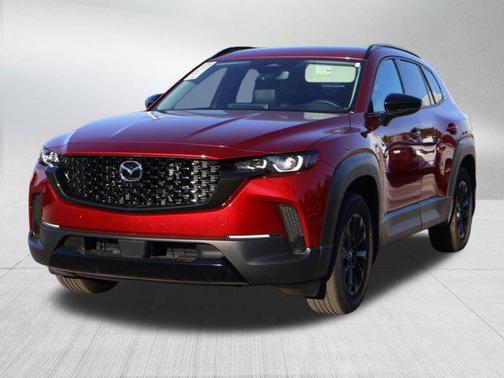 Soul Red Crystal Metallic 2025 Mazda CX-50 Hybrid Premium Package