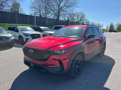 Soul Red Crystal Metallic 2025 Mazda CX-50 Hybrid Premium Package