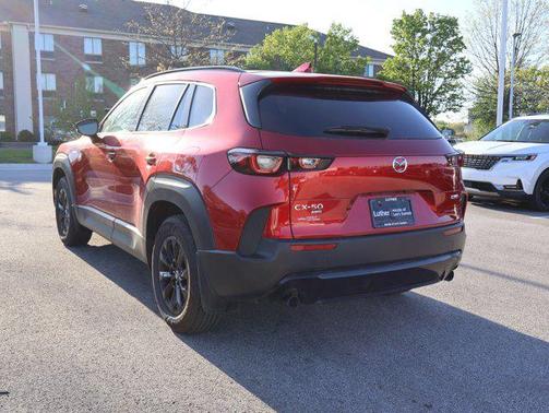 Soul Red Crystal Metallic 2025 Mazda CX-50 Hybrid Premium Package