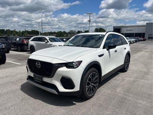 Rhodium White Premium 2025 Mazda CX-70 PHEV Premium Package