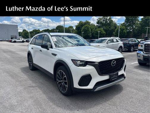 Rhodium White Premium 2025 Mazda CX-70 PHEV Premium Package