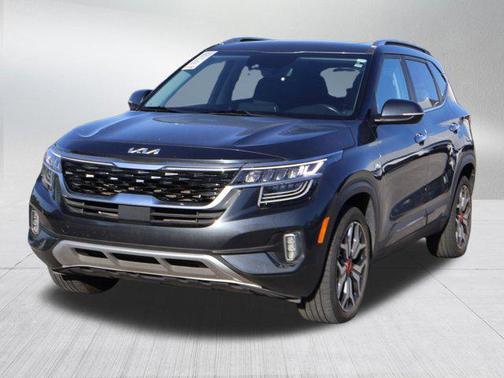 Gravity Gray 2023 Kia Seltos SX Turbo