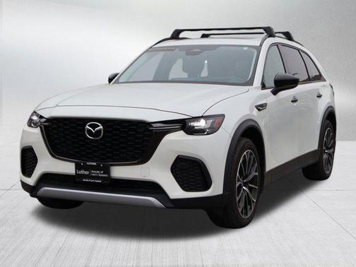 Rhodium White Premium 2025 Mazda CX-70 PHEV Premium Package