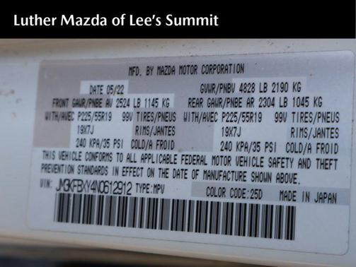 2022 Mazda CX-5 2.5 Turbo Signature