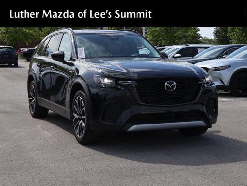 Jet Black Mica 2025 Mazda CX-70 PHEV Premium Package
