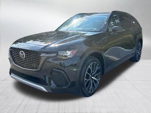 Jet Black Mica 2025 Mazda CX-70 PHEV Premium Package