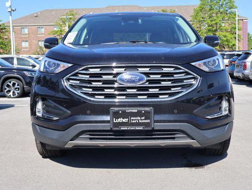 Agate Black Metallic 2024 Ford Edge Titanium