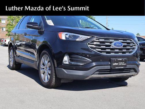 Agate Black Metallic 2024 Ford Edge Titanium