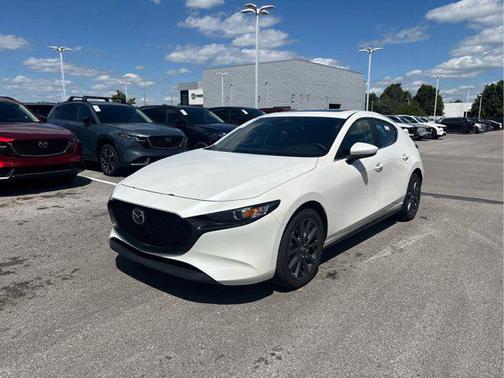 Snowflake White Pearl Mica 2025 Mazda Mazda3 FWD w/Preferred Package