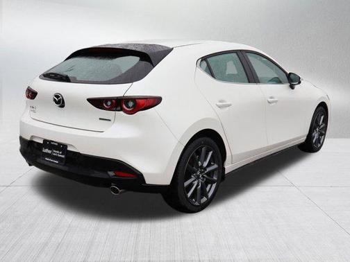 Snowflake White Pearl Mica 2025 Mazda Mazda3 FWD w/Preferred Package