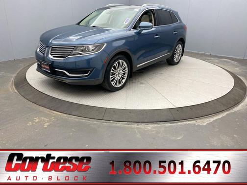 Blue 2018 Lincoln MKX Reserve